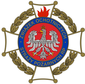 logotyp związku ochotniczych straży pożarnych RP