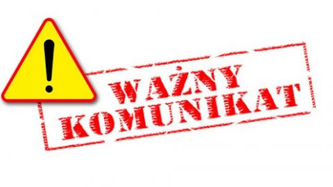 ważny komunikat