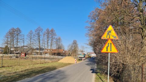 Skrzyżowanie w Woli Wodyńskiej