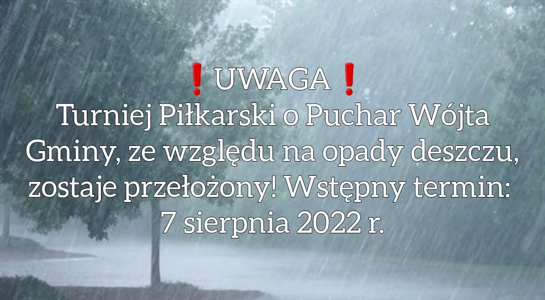 ważna informacja