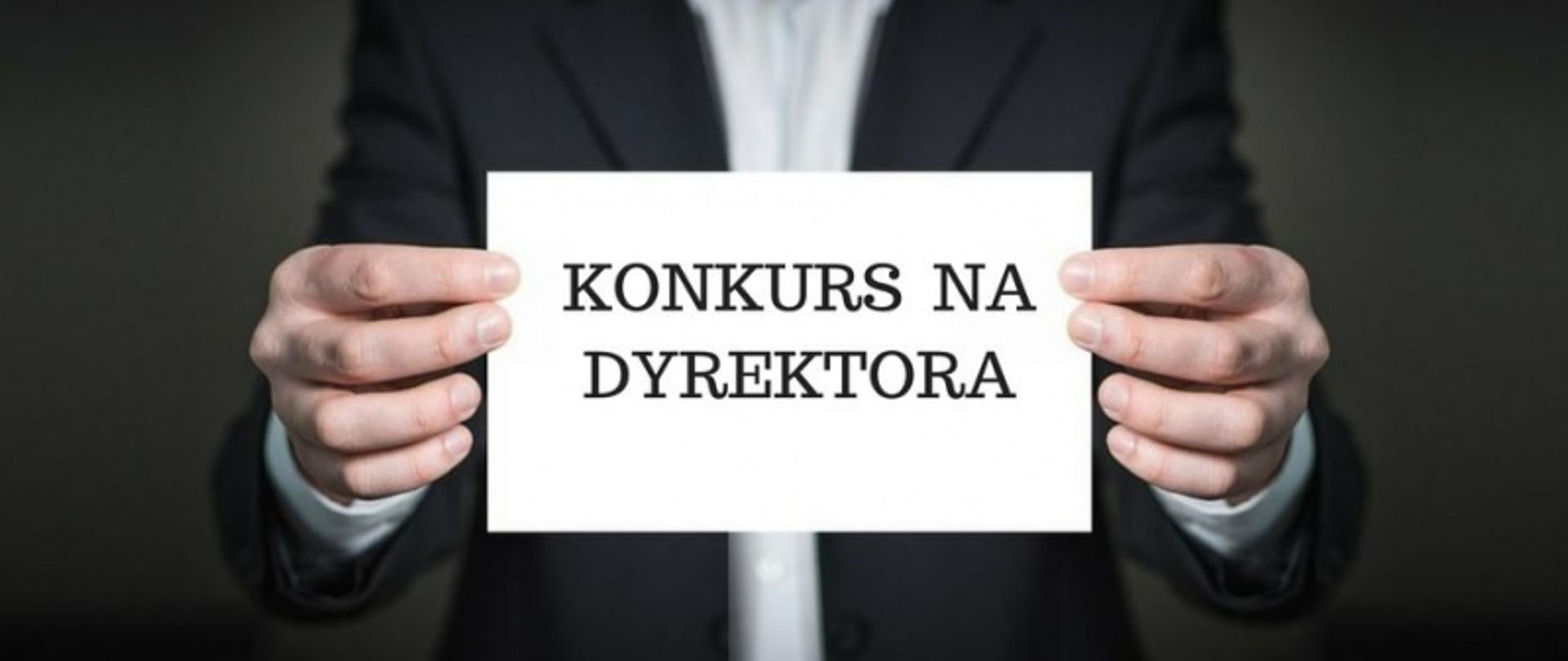 konkurs na dyrektora